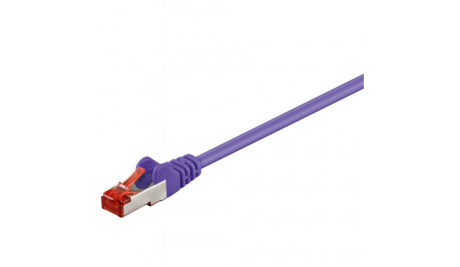 Goobay CAT 6 Patch-kaabel S/FTP (PiMF), violetne 1 m