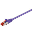 Goobay CAT 6 S/FTP (PiMF) violetne patch-kaabel 0.25 m