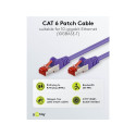 Goobay CAT 6 S/FTP (PiMF) violetne patch-kaabel 0.25 m