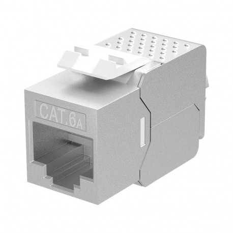 Goobay Keystone Module RJ45 CAT 6A, STP, Slim-Line