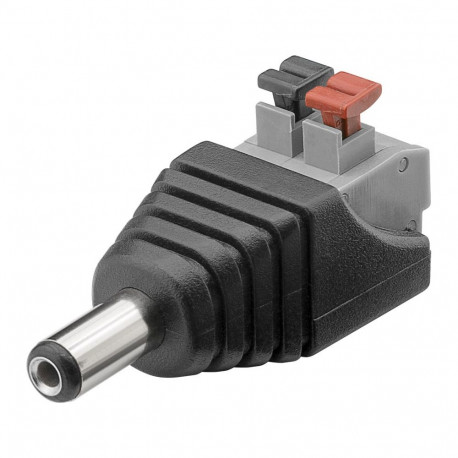 Goobay Terminal Block 2-pin > DC male (5.50 x 2.10 mm) (10 tk)