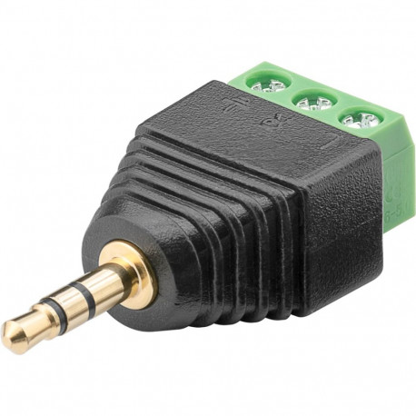 Goobay klemmiplokk 3-pin > 3.5 mm isane (3-pin, stereo) (10 tk)