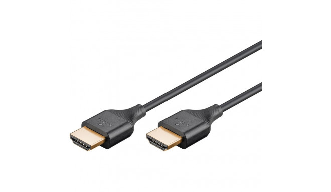 Goobay HDMI kaabel õhuke High Speed with Ethernet 3m