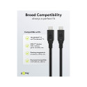 Goobay USB-C™ kaabel, USB 3.2, 1,5 m, must