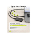 Goobay USB-C™ kaabel, USB4™, 0,5 m, must