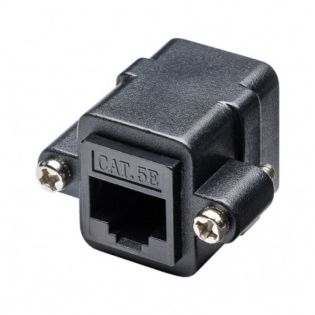 Goobay RJ45 Mounting Adapter with Mounting Flange