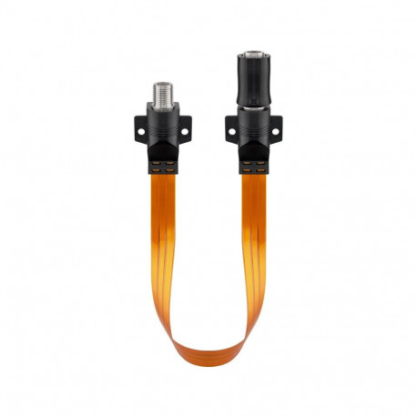 Goobay Waterproof SAT window feed-through, extremely flat (0.3 mm) 0.2 m