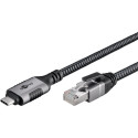 Goobay USB-C™ 3.1–RJ45 Ethernet kaabel, 1 m