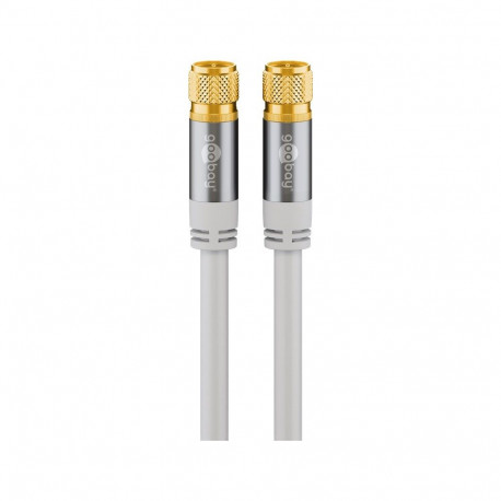 Goobay Satellite Antenna Cable (135 dB), 4x Shielded 3 m