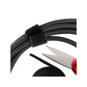 Goobay Cable Management Set with Hook-and-Loop Fastener Roll (1 m)