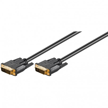 Goobay DVI-I Full HD kaabel Dual Link, kullatud 2 m