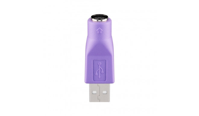 Goobay USB-A to PS/2 Adapter violet