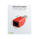 Goobay RJ45 Crossover Modular Adapter, CAT 5e