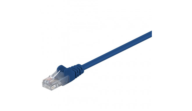 Goobay CAT 5e Patch Cable, U/UTP, blue 2 m