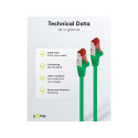Goobay CAT 6 Patch Cable S/FTP (PiMF), Green 30 m