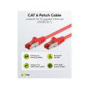 Goobay CAT 6 Patch-kaabel S/FTP (PiMF), punane 0.15 m