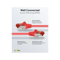 Goobay CAT 6 Patch Cable S/FTP (PiMF), red 3 m