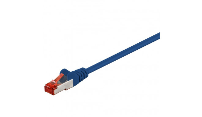 Goobay CAT 6 Patch Cable S/FTP (PiMF), blue 0.25 m