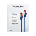 Goobay CAT 6 Patch-kaabel S/FTP (PiMF), sinine 0.25 m