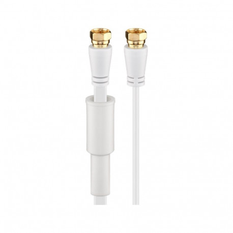 Goobay lame SAT antennikaabel (80 dB), topelt varjestatud, ilmastikukindel 7,5 m
