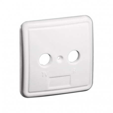 Goobay 2-hole Cover Plate for Antenna Wall Sockets