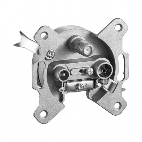 Goobay 3-Hole Antenna Stub/End Socket