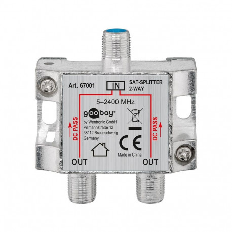 Goobay SAT Distributor, 2-way 2