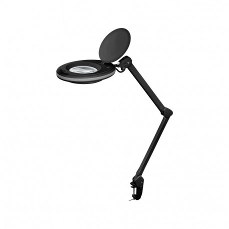 Goobay LED Magnifying Lamp with Clamp, 8 W, black