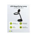 Goobay LED Magnifying Lamp with Base, 6 W, black