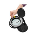 Goobay LED Magnifying Lamp with Base, 6 W, black