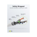 Goobay CAT 6 S/FTP (PiMF) valge patch-kaabel 0.5 m