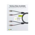 Goobay Stereo RCA Cable, 0.5 m 0.5 m
