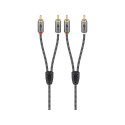 Goobay Stereo RCA Cable, 0.5 m 0.5 m