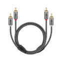 Goobay stereo RCA kaabel, 0,5 m