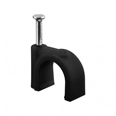 Goobay kaabliklamber 12 mm, must 12 mm