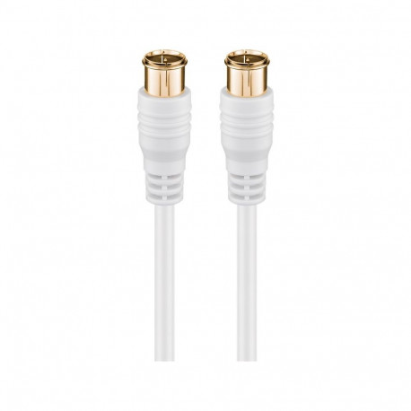 Goobay F-Quick SAT ühenduskaabel (80 dB), topeltvarjestatud 2,5 m