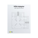 Goobay adapter teleri seinakinnituse jaoks VESA formaadiga
