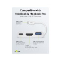 Goobay USB-C™ multiport-adapter HDMI™, PD, valge