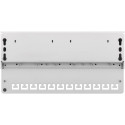 Goobay CAT 6 Mini/Desktop Patch Panel, 12 Port grey