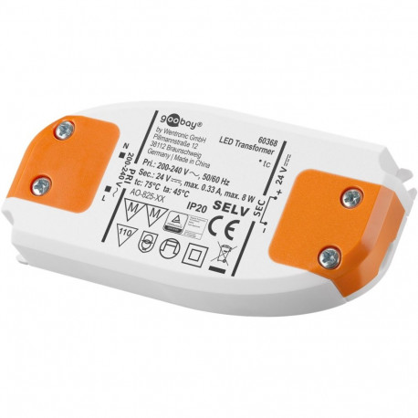 Goobay LED Transformer 24 V (DC) (DC), 8 W