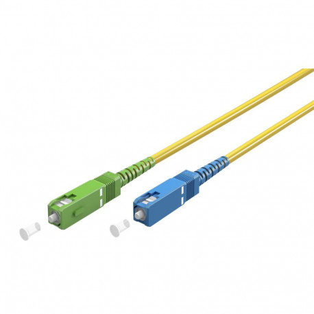Goobay Fibre-optic Cable (FTTH), Singlemode (OS2) Yellow,(Simplex) 3 m