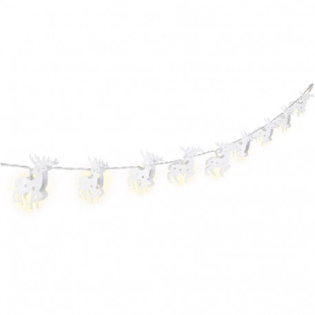 Goobay valguskett "Põder" 10 LEDiga, valge