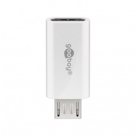 Goobay USB adapter Micro-USB to USB-C™, OTG, valge