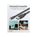 Goobay USB 2.0 kaabel (USB-C™ – USB A), must 0,5 m
