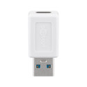 Goobay USB 3.0 SuperSpeed adapter USB-A USB-C™, valge