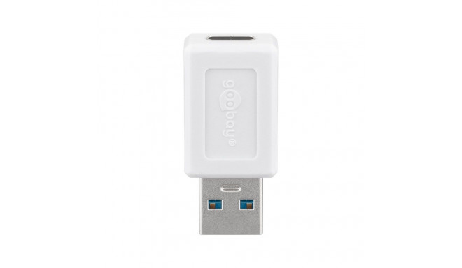 Goobay USB adapter USB-A USB-C™, valge