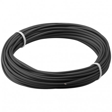 Goobay Insulated Copper Wire, 10 m, black