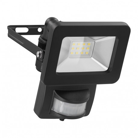 Goobay LED Outdoor Floodlight, 10 W, with Motion Sensor