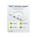 Goobay USB-C™ multiport adapter VGA, DisplayPort™, HDMI™ jaoks