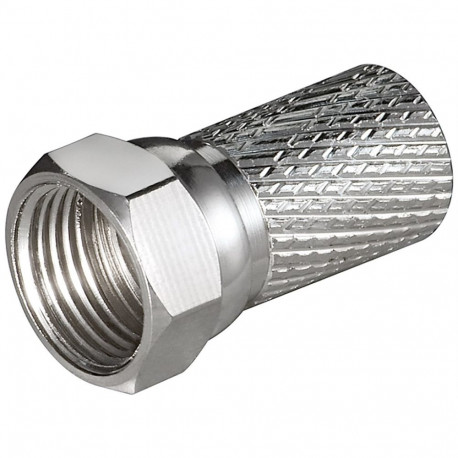 Goobay peale keeratav F-pistik 7.0 mm (100 tk)